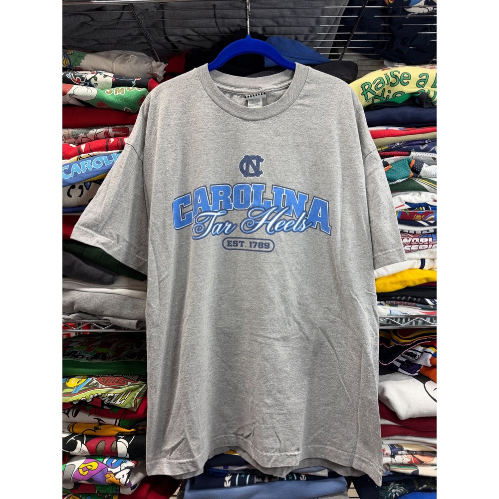 UNC North Carolina Tar Heels T Shirt Mens XXL Gray Team Edition Apparel NCAA